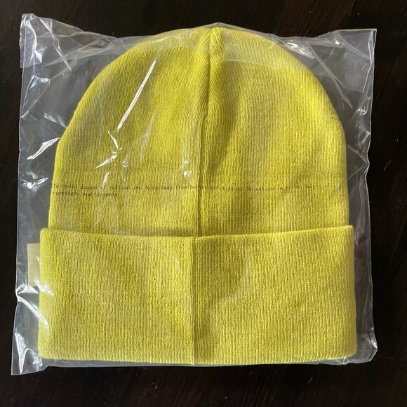 Queer Eye Yellow Beanie Knit Hat Stretchy Winter Unisex Adult NWT NIP - Picture 3 of 5